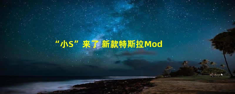 “小S”来了 新款特斯拉Model 3官图泄露：前脸巨变、灯组更新