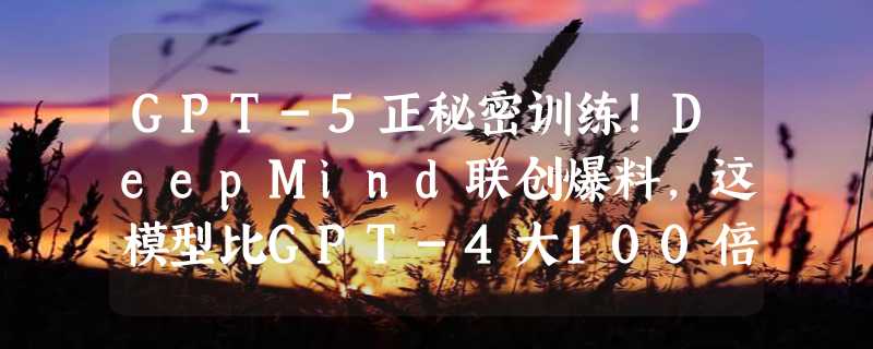 GPT-5正秘密训练！DeepMind联创爆料，这模型比GPT-4大100倍