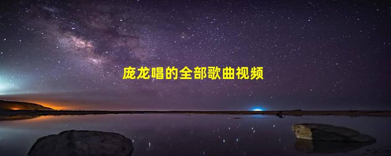 庞龙唱的全部歌曲视频