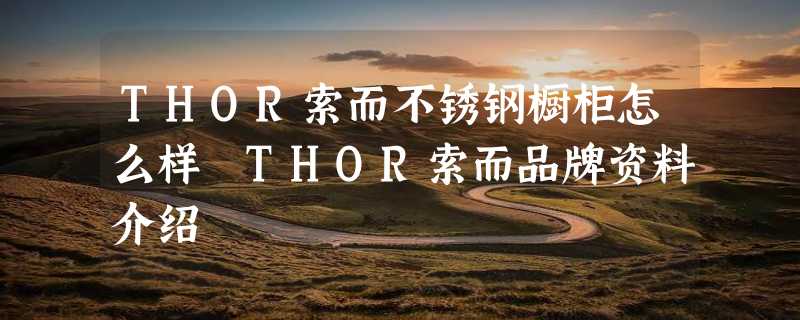 THOR索而不锈钢橱柜怎么样 THOR索而品牌资料介绍