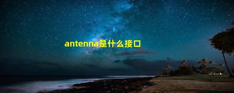 antenna是什么接口