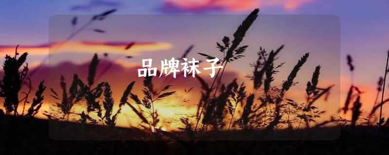 品牌袜子