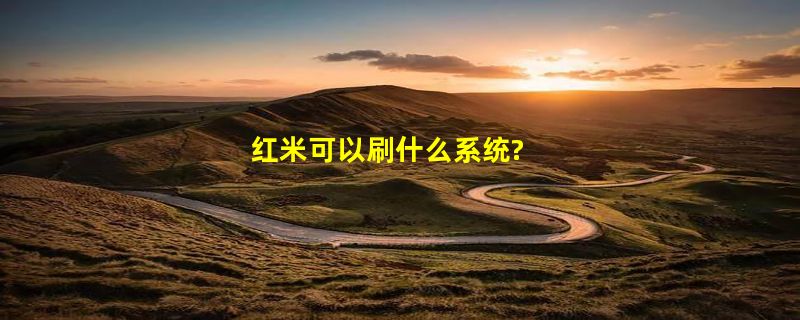 红米可以刷什么系统?