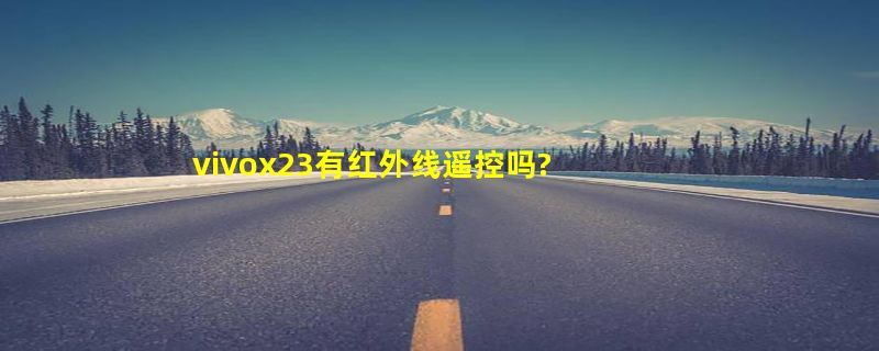 vivox23有红外线遥控吗?