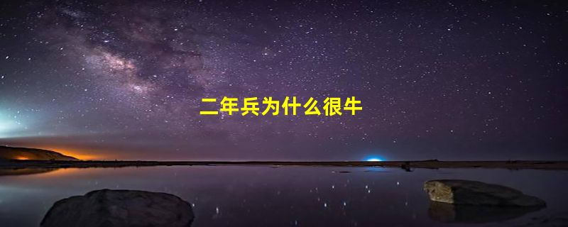 二年兵为什么很牛