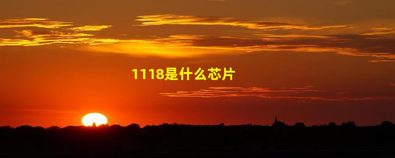 1118是什么芯片