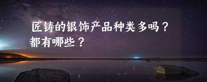 匠铸的银饰产品种类多吗？都有哪些？